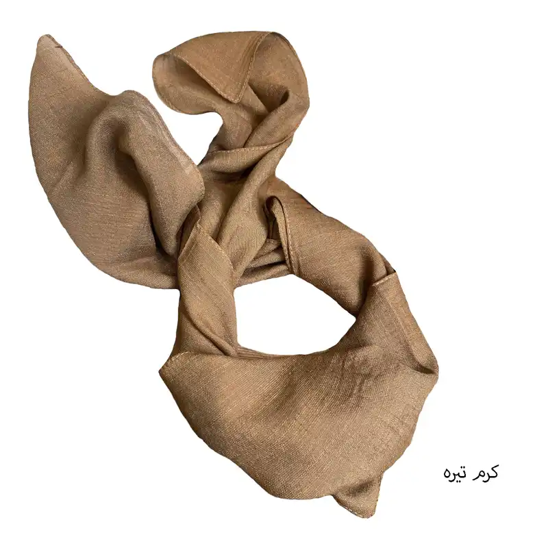 روسری زنانه مدل مینی قواره کوچک نخی ساده