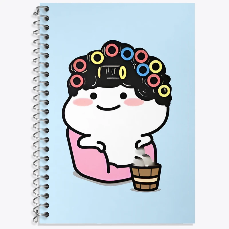 دفتر نت موسیقی 50 برگ خندالو طرح آدمک کیوت کد N5186