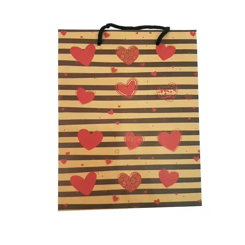 ساک هدیه مدل قلب کد 01