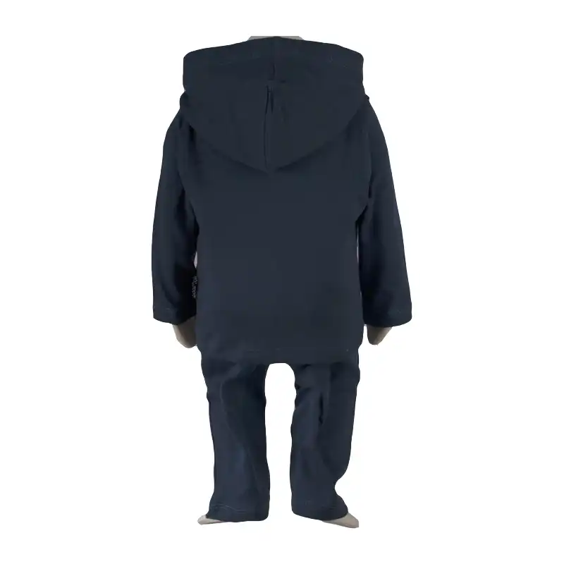 ست 3 تکه لباس نوزادی آدمک  کد 323700 رنگ آبی