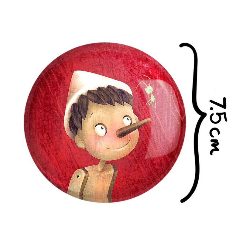 آینه جیبی خندالو طرح پینوکیو Pinocchio  کد 4569
