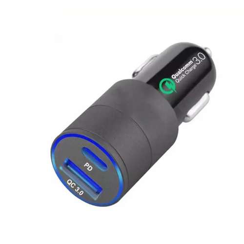 شارژر فندکی کوال کام مدل Type-C