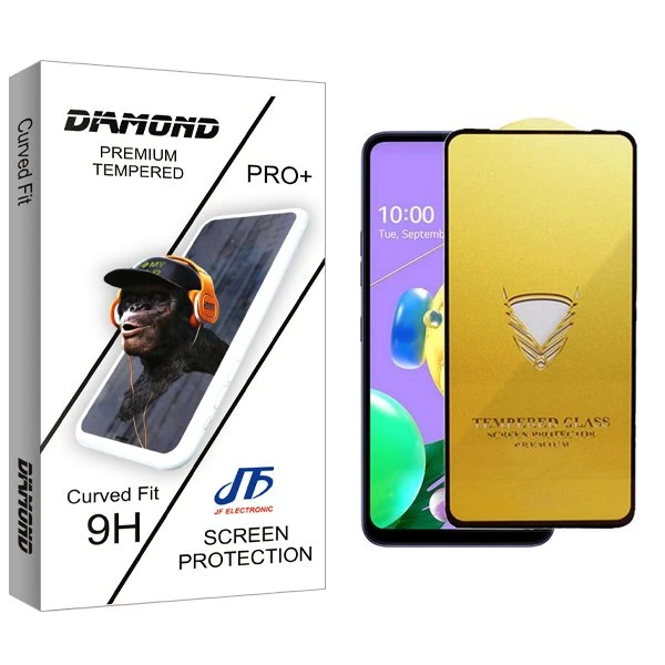 محافظ صفحه نمایش جی اف مدل Diamond OG مناسب برای گوشی موبایل ال جی K52