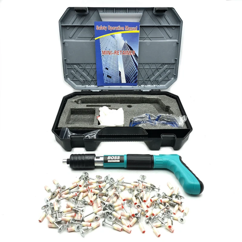 میخکوب دستی باس مدل 50PCS بتن و آهن سایز 30 سانتی متر به همراه میخ