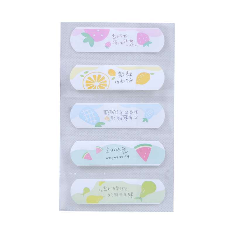 چسب زخم مدل فانتزی طرح میوه بسته 5 عددی