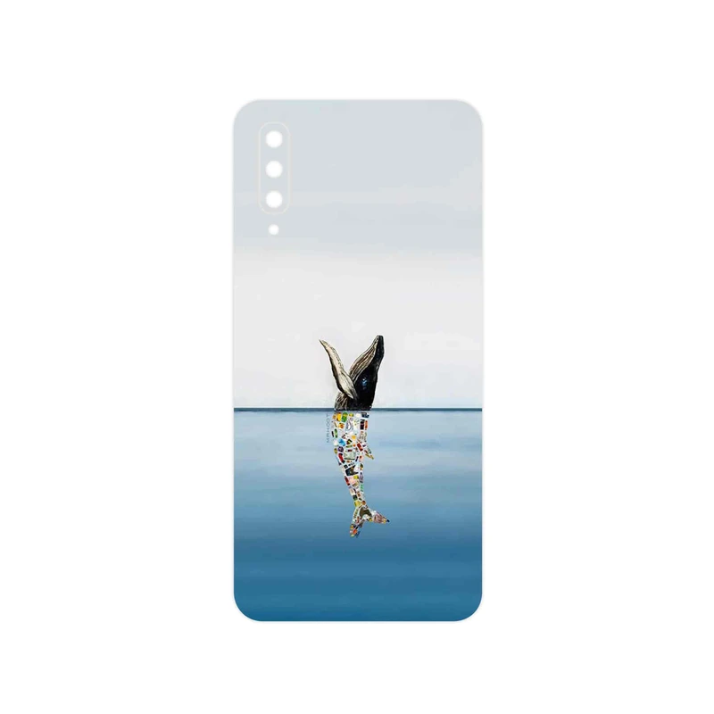 برچسب پوششی ماهوت مدل Collage of Sea Trash مناسب برای گوشی موبایل سامسونگ Galaxy A50