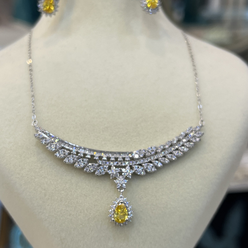 نیم ست نقره زنانه مدل 3345