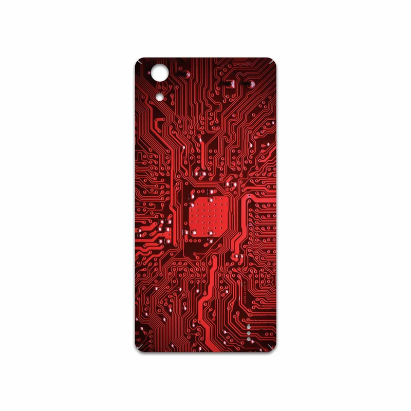 برچسب پوششی ماهوت مدل Red Printed Circuit Board مناسب برای گوشی موبایل جی ال ایکس Maad