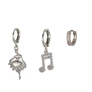 گوشواره زنانه وای اس ایکس مدل U307 بسته سه عددی