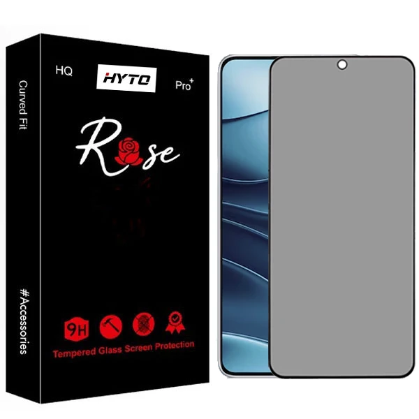 محافظ صفحه نمایش حریم شخصی هیتو مدل Rose Privacy Touch مناسب برای گوشی موبایل شیائومی redmi Note 14