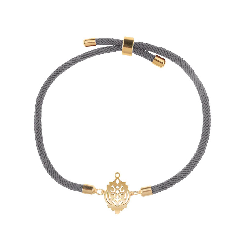 دستبند طلا 18 عیار زنانه مدوپد مدل اسلیمی کد D21-10618