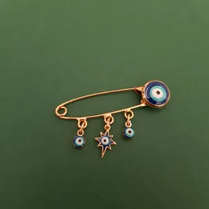 سنجاق سینه زنانه مدل چشم نظر