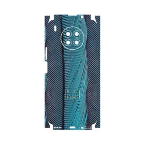 MAHOOT Turquoise feathers-FullSkin Cover Sticker for Honor 50 Lite