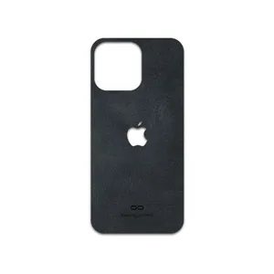 MAHOOT Graphite-Buffalo-Leather Cover Sticker for Apple iPhone 14 Pro Max