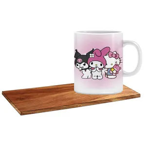 ماگ ال ایکس پی طرح ملودی و کرومی کد 389 به همراه زیر لیوانی