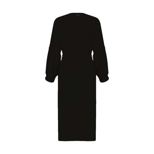 مانتو زنانه کد BL9988 رنگ مشکی