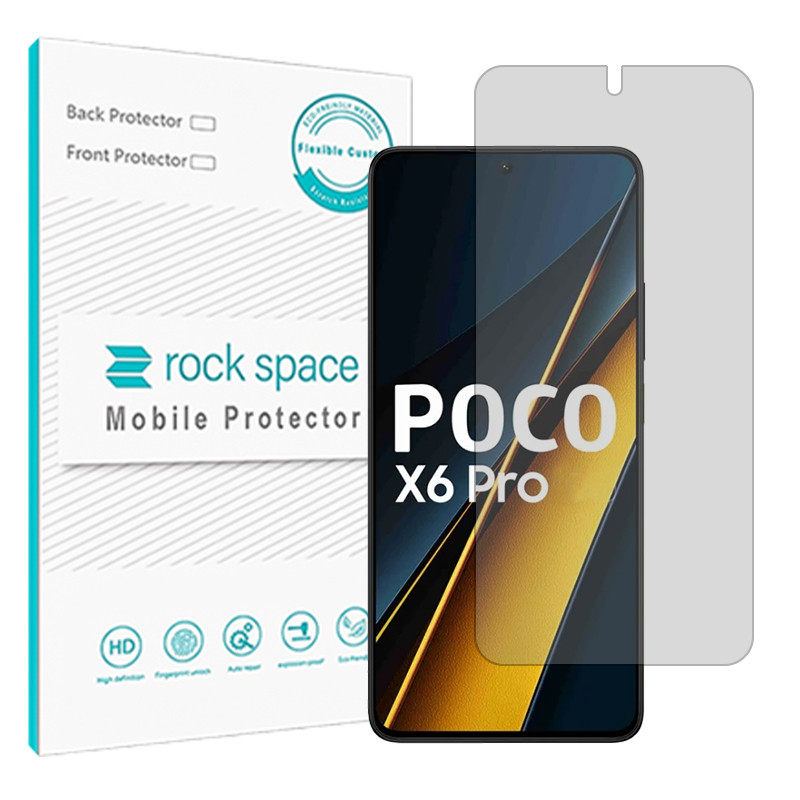 محافظ صفحه نمایش مات راک اسپیس مدل Resistant مناسب برای گوشی موبایل شیائومی Poco X6 Pro