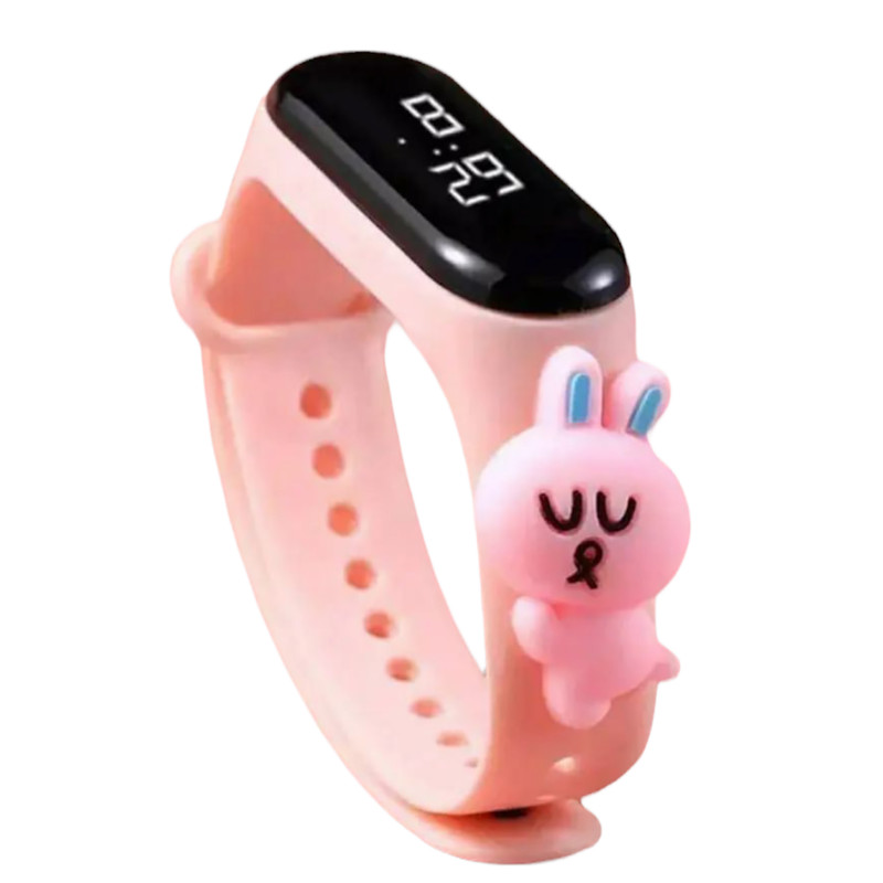 ساعت مچی دیجیتال مدل فانتزی بند سیلیکونی کد P rabbit 002