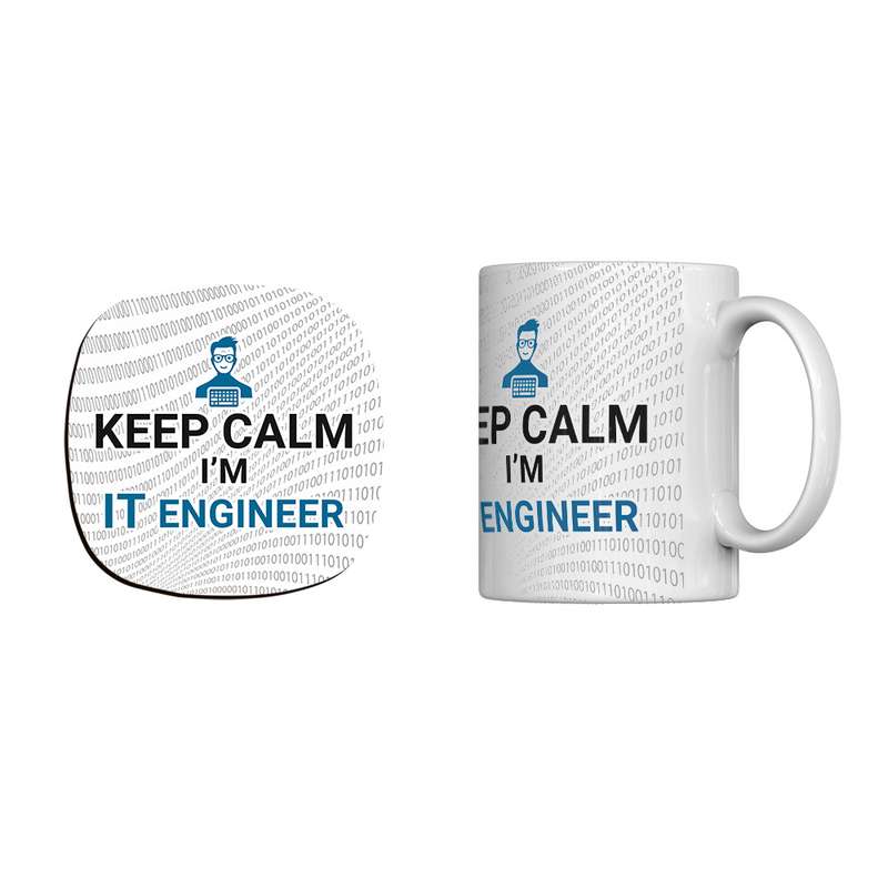 ماگ ترمه طراحان ایده مدل it engineer کد cfp1268 به همراه زیرلیوانی