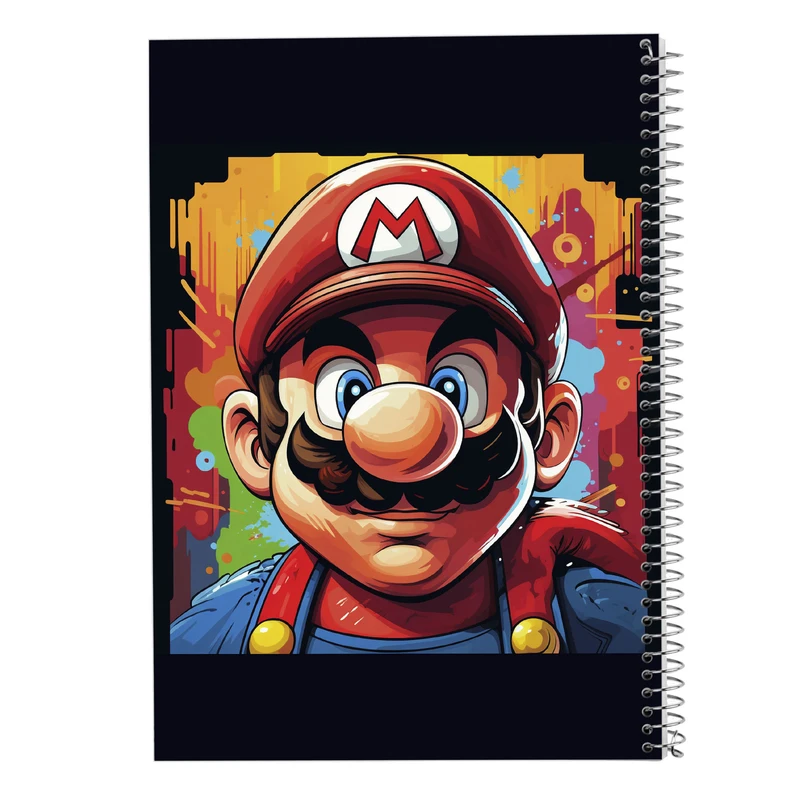 دفتر نقاشی 50 برگ مدوپد مدل super mario کد DF2813