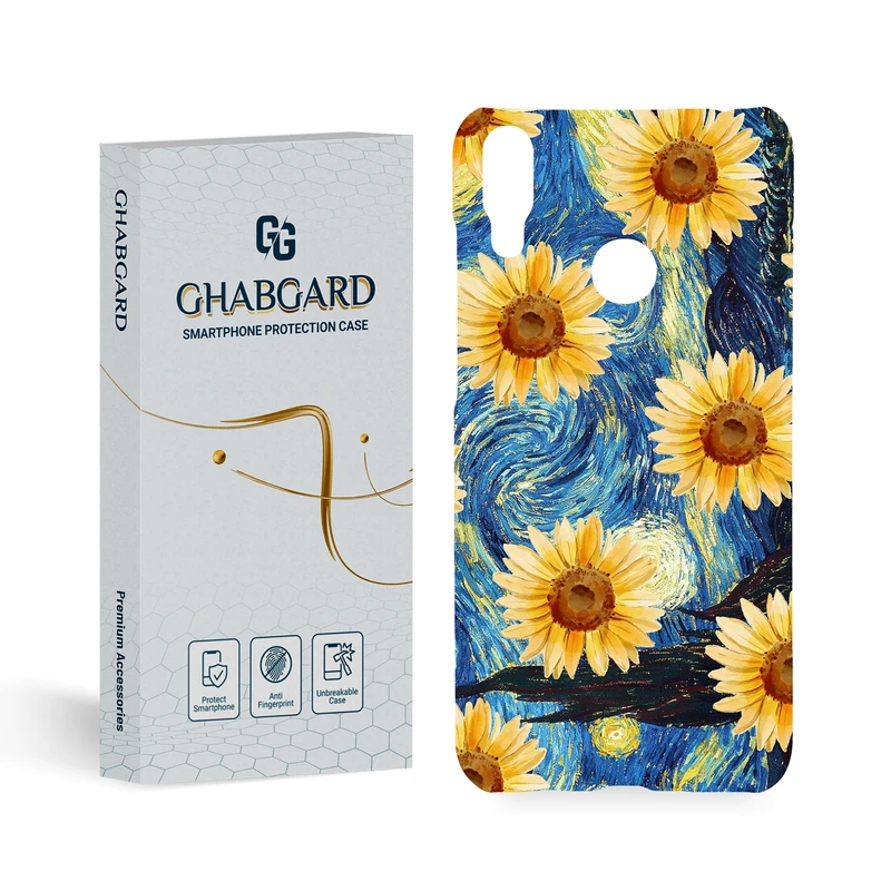 کاور قاب گارد مدل گل مناسب برای گوشی موبایل هوآوی Y7 2019 / Y7 Prime 2019