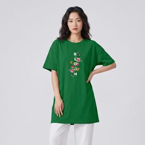 تی شرت لانگ زنانه مدل شکوفه گل