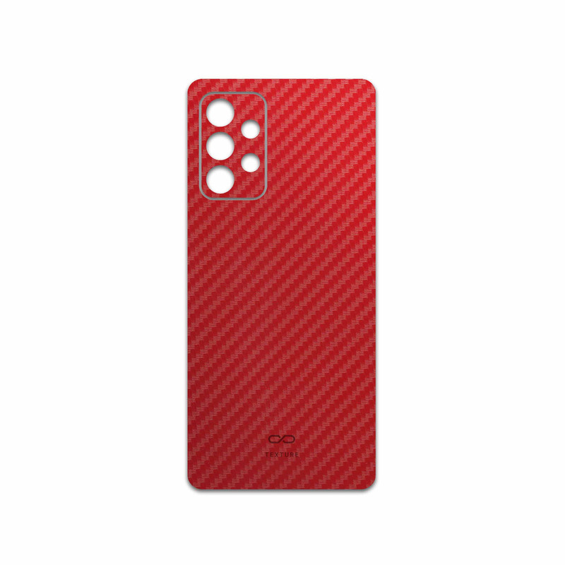 برچسب پوششی ماهوت مدل Red-Fiber مناسب برای گوشی موبایل سامسونگ Galaxy A52s 5G