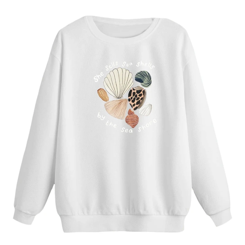 سویشرت زنانه مدل صدف ها 