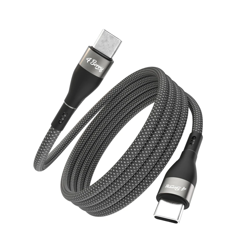 کابل USB-C فوربری مدل Magnetic KS-CC01-60W طول 1 متر
