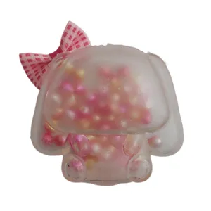 فیجت ضد استرس مدل  اسکوییشی معطر طرح سگ cinnamoroll مرواریدی