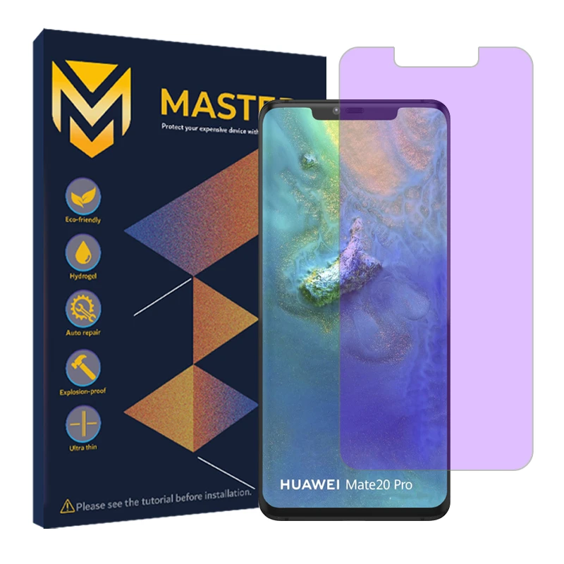 محافظ صفحه نمایش ضداشعه بنفش مستر مدل Resistant مناسب برای گوشی موبایل هوآوی Mate 20 Pro