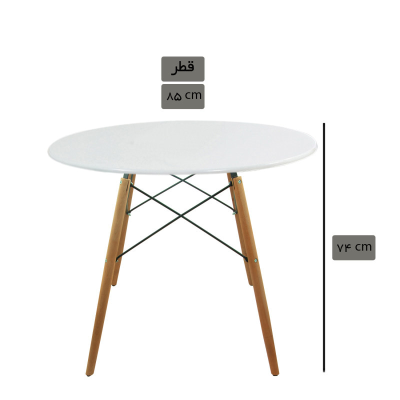 میز و صندلی ناهارخوری دو نفره مدل E16