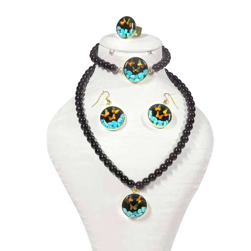 ست زنانه آلتین هنر طرح پروانه کد 10025