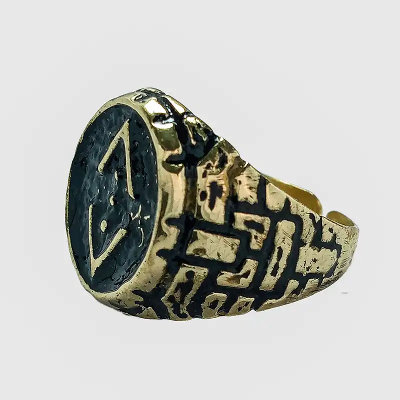انگشتر مردانه مدل گودال طرح CUKUR کد BRG-SI4