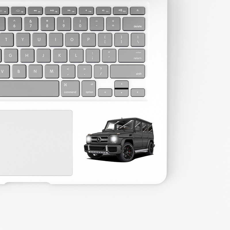 استیکر لپ تاپ و موبایل بووم طرح ماشین مدل G Class کد KT60