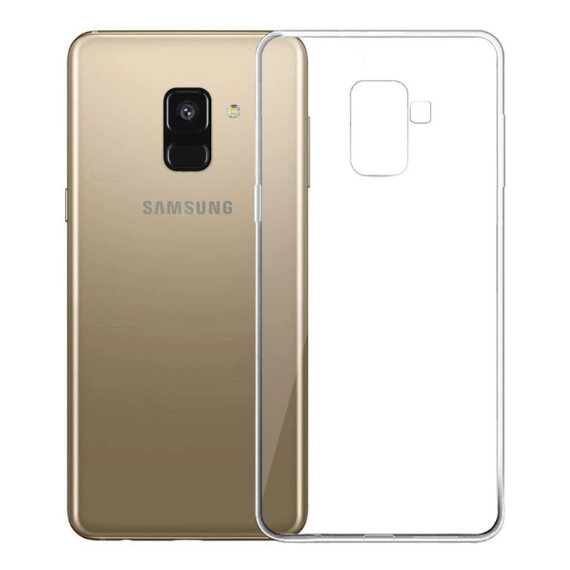 کاور مدل Clear TPU مناسب برای گوشی موبایل سامسونگ Galaxy A8 Plus 2018