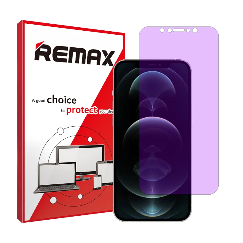 محافظ صفحه نمایش ضداشعه بنفش ریمکس مدل HyPRL مناسب برای گوشی موبایل اپل iPhone 12 Pro Max