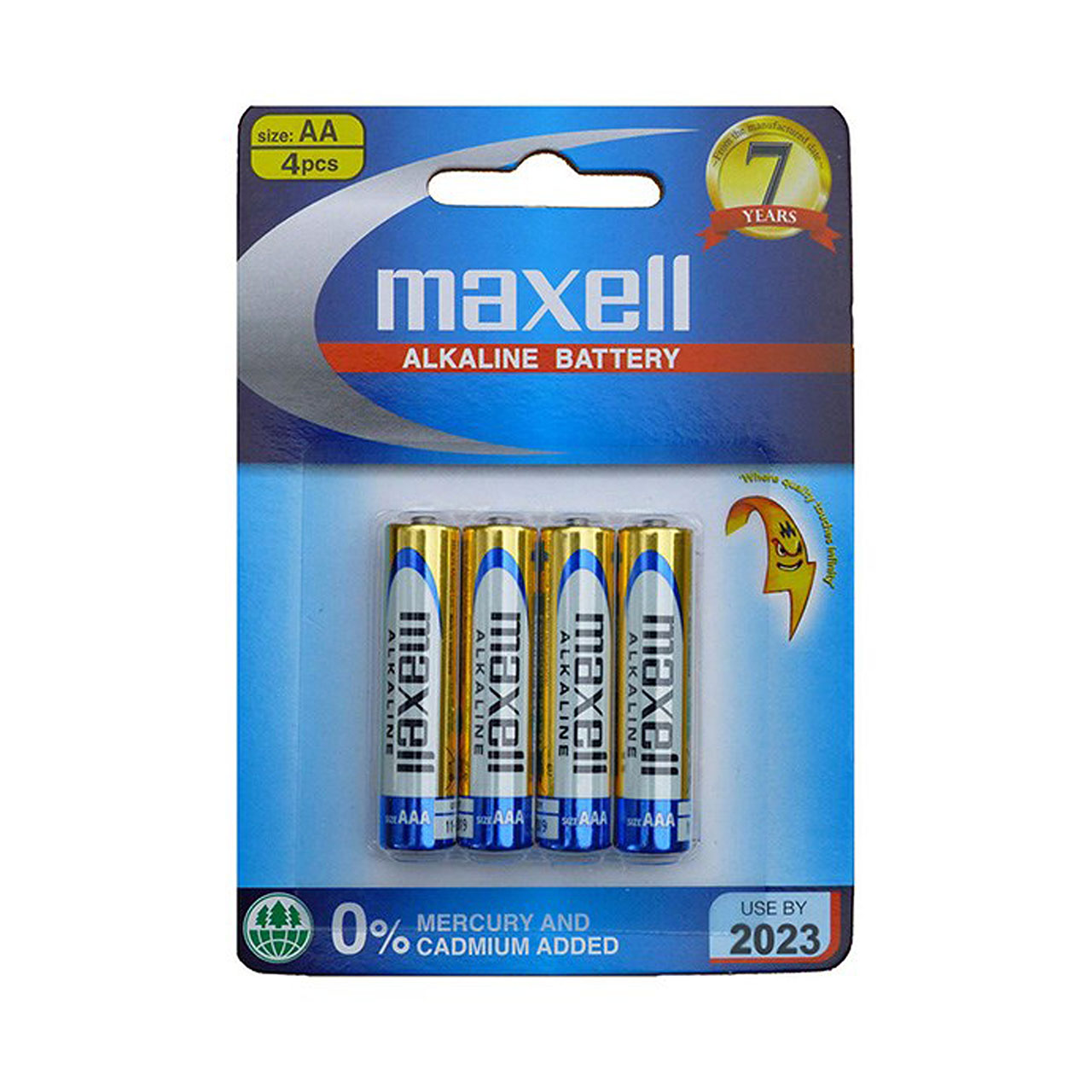 باتری قلمی مکسل مدل Alkaline بسته 4 عددی