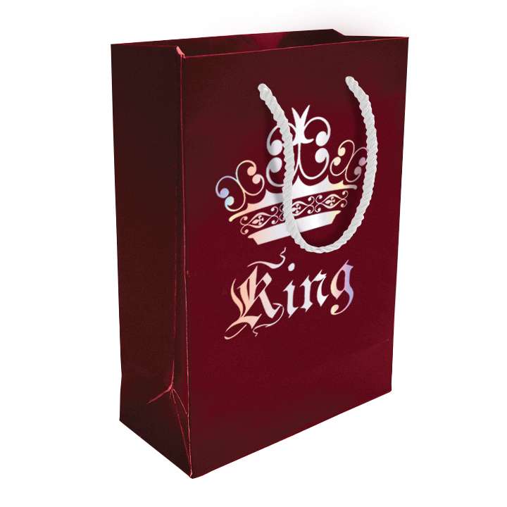 ساک دستی مدل طلاکوب هفت رنگ رزونی طرح کینگ