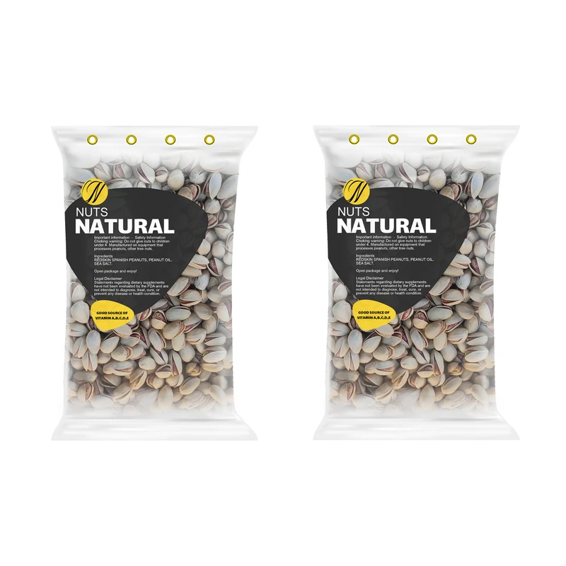 پسته خام اکبری نچرال - 1 کیلوگرم بسته 2 عددی 