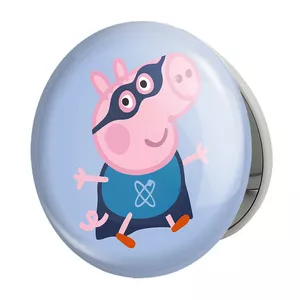 آینه جیبی خندالو طرح جورج انیمه پپاپیک Peppa pig مدل تاشو کد 22069 