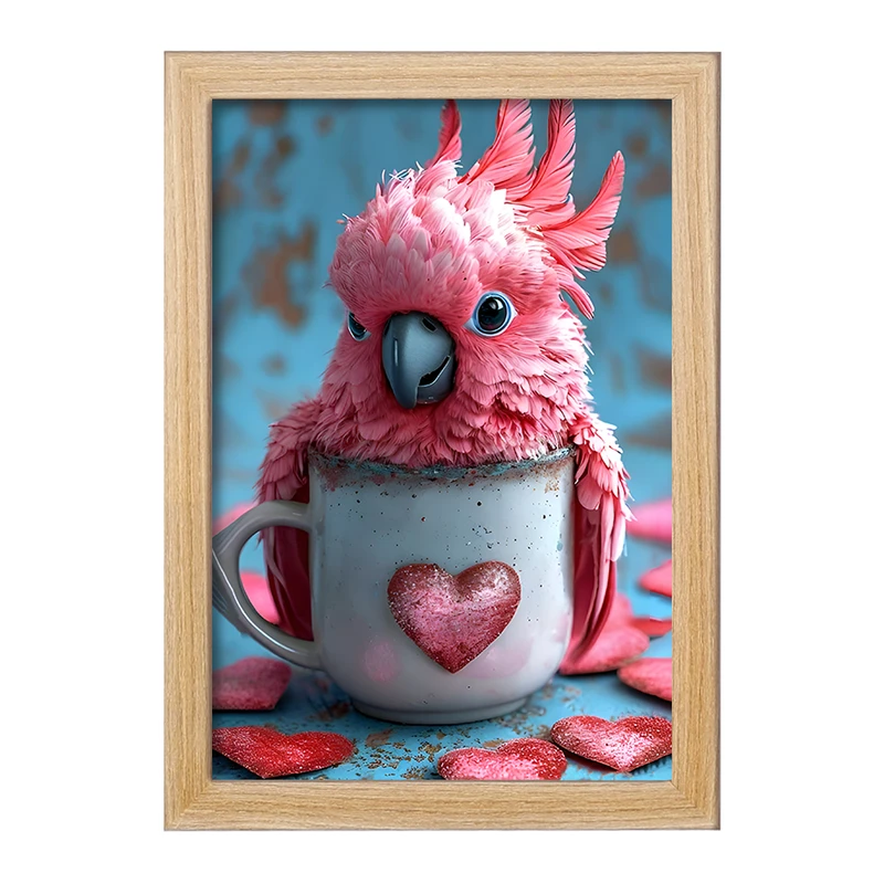 تابلو خندالو مدل طوطی کد F12815