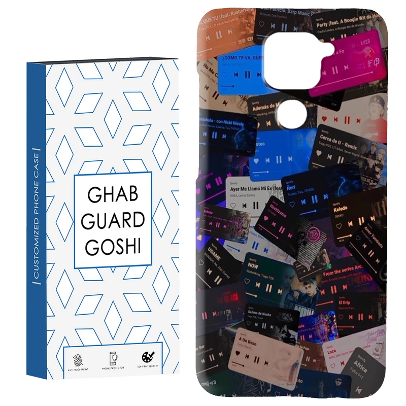 کاور قاب گارد گوشی طرح موزیک کد Dimo-264 مناسب برای گوشی موبایل شیائومی Redmi Note 9 4G