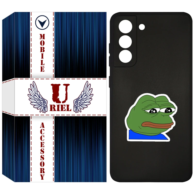 کاور یوریل مدل KSH کد 86 طرح قورباغه غمگین مناسب برای گوشی موبایل سامسونگ Galaxy S21 FE 5G