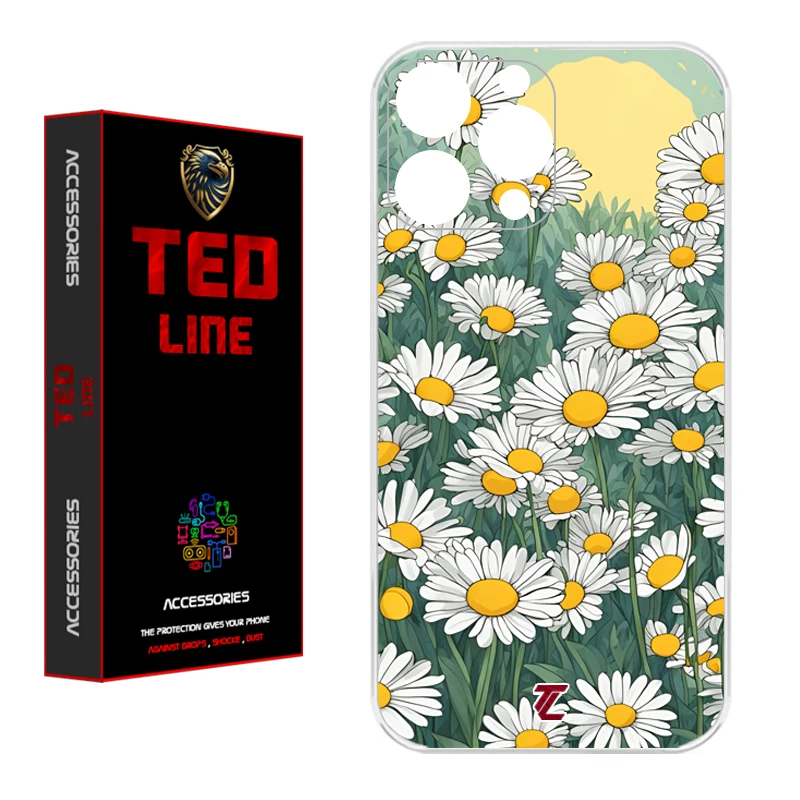 کاور تدلاین طرح گل بابونه کد 1141 مناسب برای گوشی موبایل اپل Iphone 13 Pro