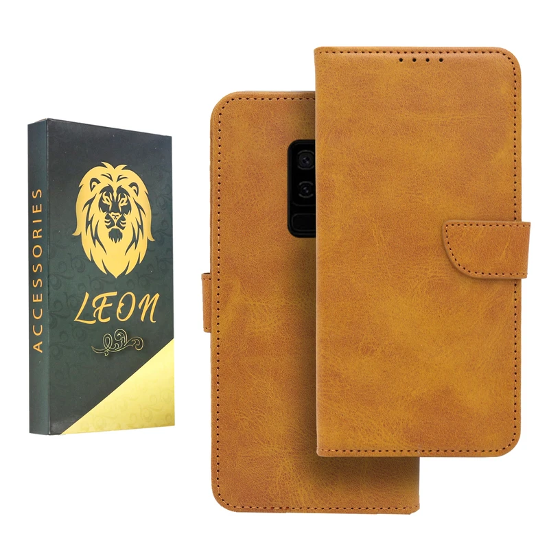 کیف کلاسوری لئون مدل Khoshi مناسب برای گوشی موبایل سامسونگ Galaxy S9 Plus