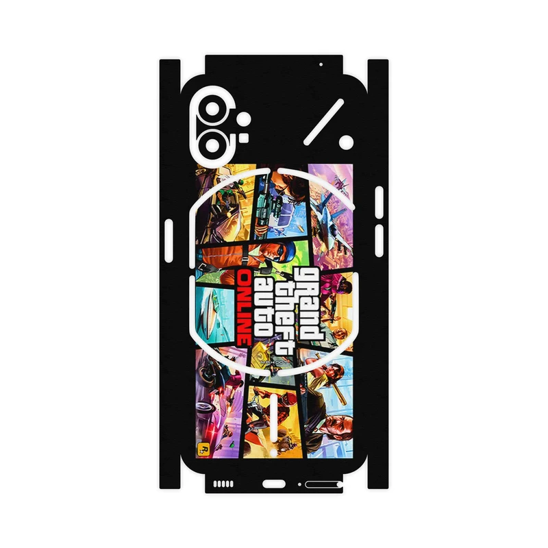 برچسب پوششی ماهوت مدل GTA Online Game Series-FullSkin مناسب برای گوشی موبایل ناتینگ Phone 1