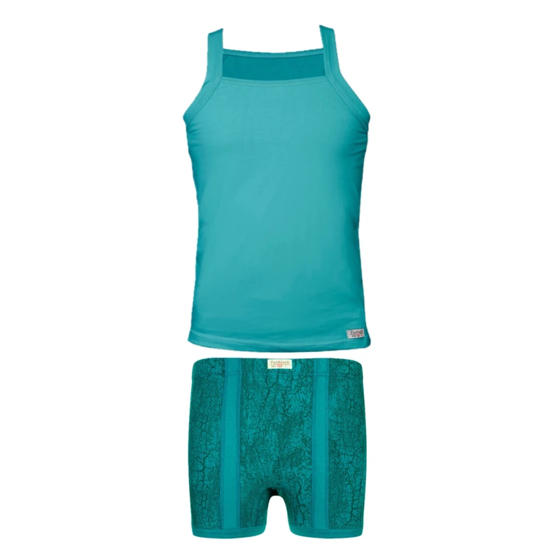 ست شورت و زیرپوش مردانه پنبینه مدل نخ پنبه خالص صادراتی طرح آراد