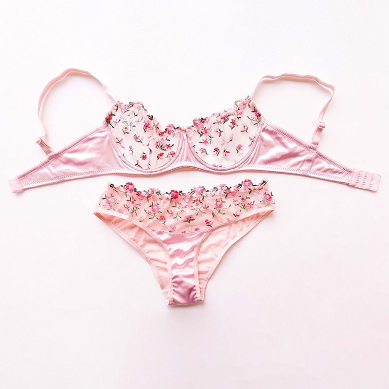 ست شورت و سوتین زنانه نوشه پوش مدل توری بدن نما کد 88911 -  - 3