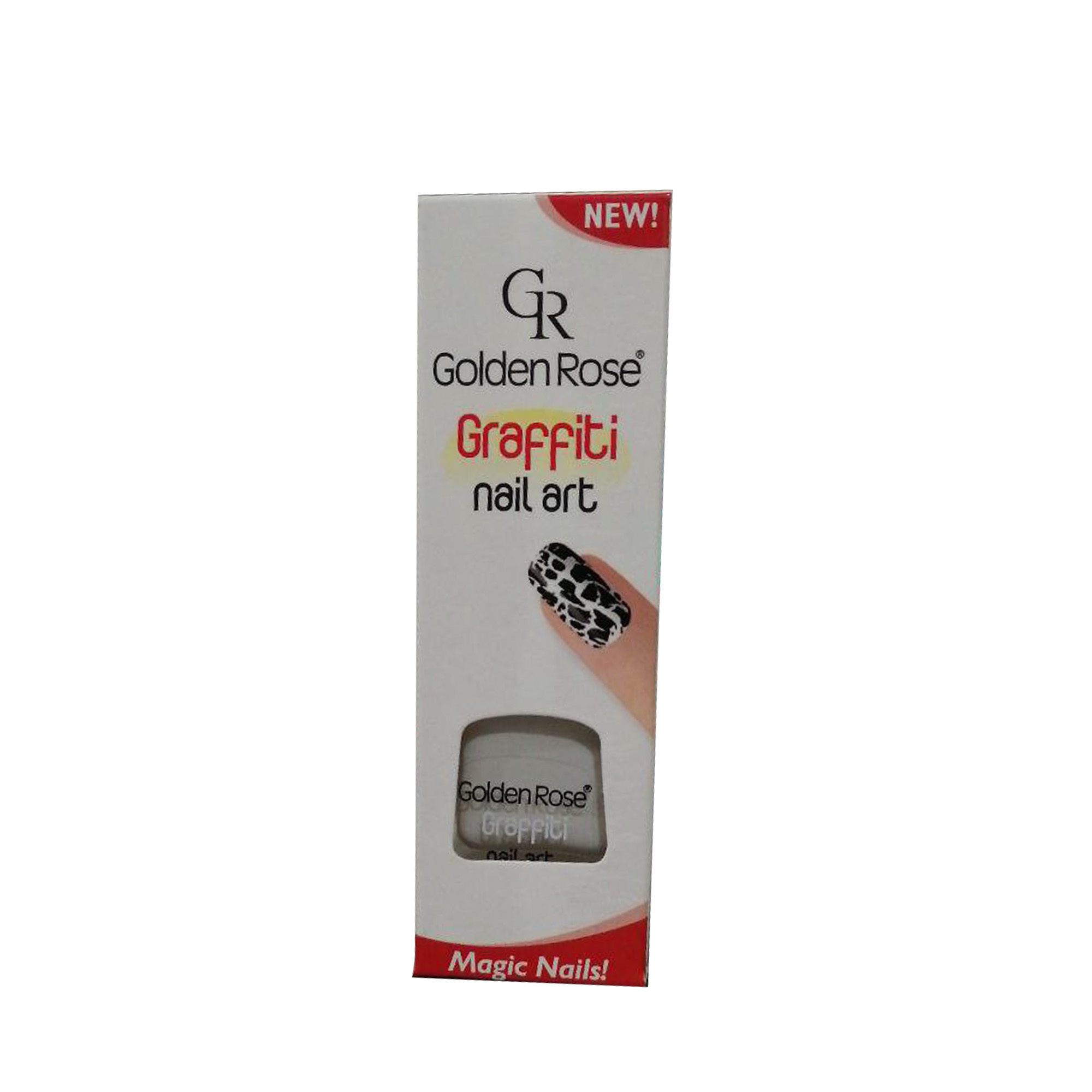 لاک ناخن گلدن رز مدل گرافیتی شماره 01
